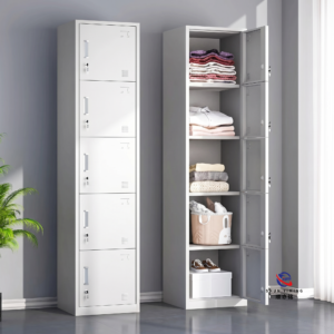 easy assembly knock down steel storage locker, space saving metal gym locker box for e commerce drop shipping