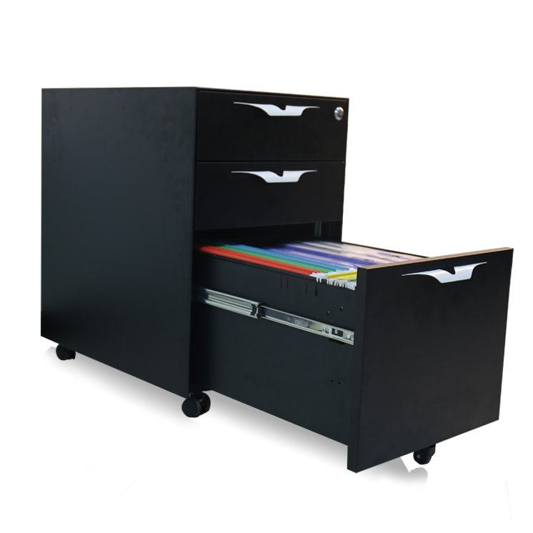 mobile steel file cabinet with lock, under desk metal rolling pedestal cabinet for commercial workstation mobile steel file cabinet with lock, under desk metal rolling pedestal cabinet for commercial workstation