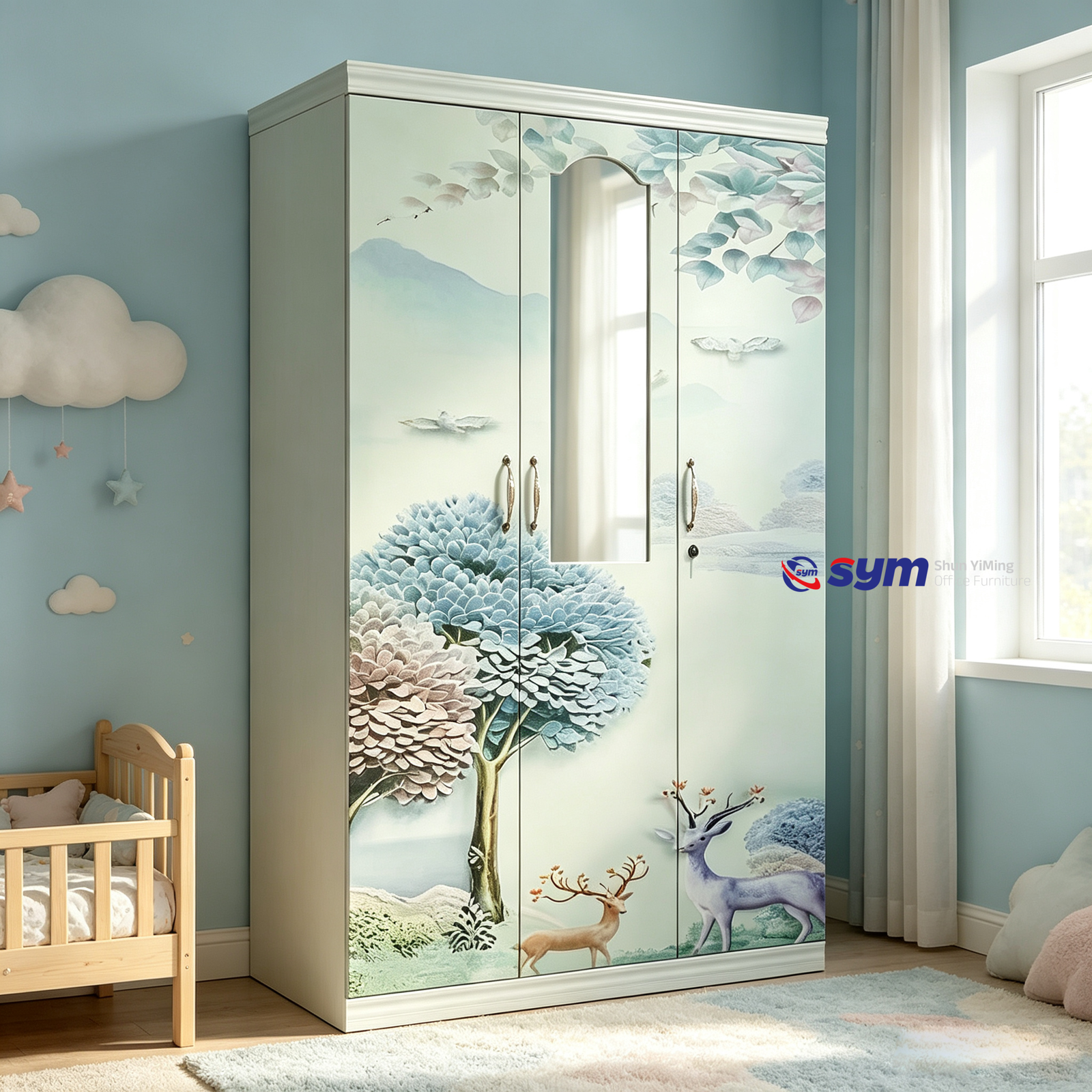 patterned fabric non woven portable wardrobe with lockable zipper door, simple metal frame closet for bedroom patterned fabric non woven portable wardrobe with lockable zipper door, simple metal frame closet for bedroom
