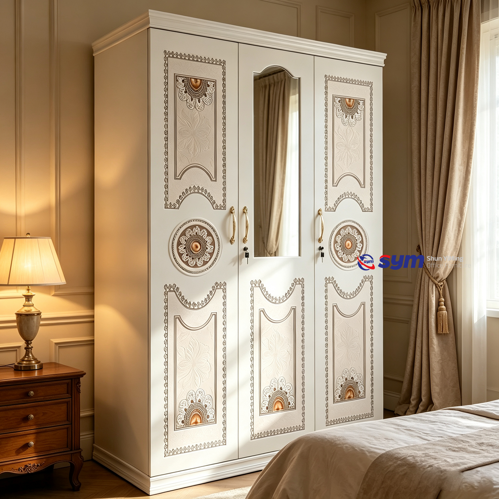 patterned fabric non woven portable wardrobe with lockable zipper door, simple metal frame closet for bedroom patterned fabric non woven portable wardrobe with lockable zipper door, simple metal frame closet for bedroom