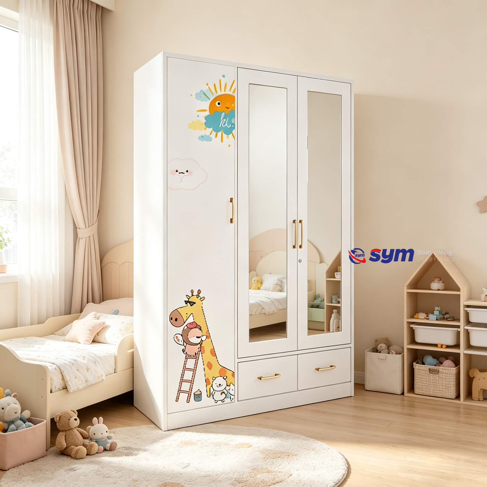 patterned fabric non woven portable wardrobe with lockable zipper door, simple metal frame closet for bedroom patterned fabric non woven portable wardrobe with lockable zipper door, simple metal frame closet for bedroom