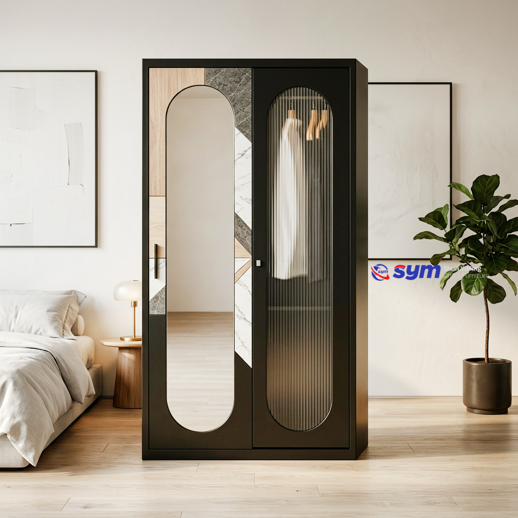 patterned fabric non woven portable wardrobe with lockable zipper door, simple metal frame closet for bedroom patterned fabric non woven portable wardrobe with lockable zipper door, simple metal frame closet for bedroom