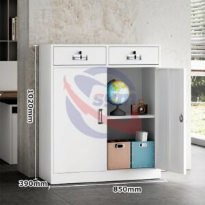 easy assembly knock down steel file cabinet, space saving metal office filing cabinet for e commerce drop shipping