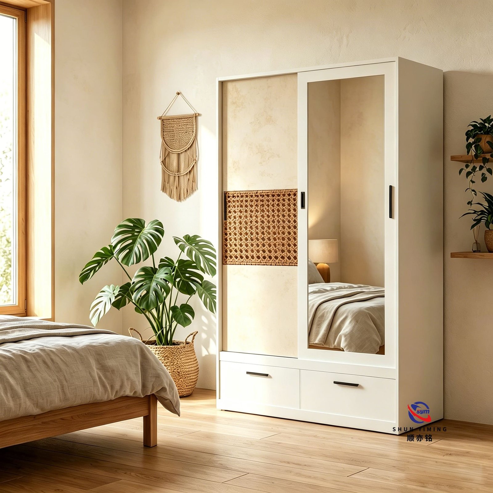 patterned fabric non woven portable wardrobe with lockable zipper door, simple metal frame closet for bedroom patterned fabric non woven portable wardrobe with lockable zipper door, simple metal frame closet for bedroom