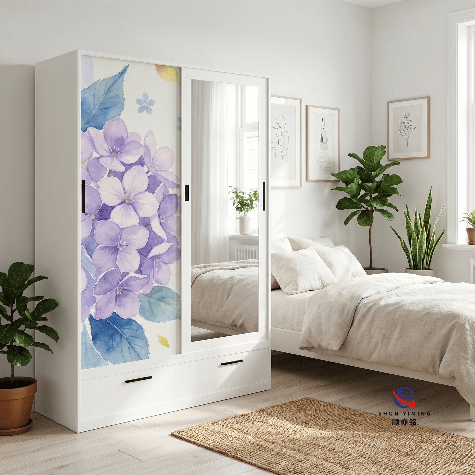 patterned fabric non woven portable wardrobe with lockable zipper door, simple metal frame closet for bedroom patterned fabric non woven portable wardrobe with lockable zipper door, simple metal frame closet for bedroom
