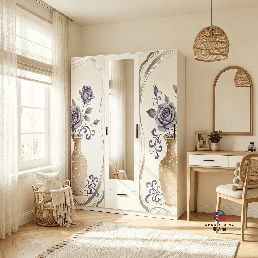 patterned fabric non woven portable wardrobe with lockable zipper door, simple metal frame closet for bedroom patterned fabric non woven portable wardrobe with lockable zipper door, simple metal frame closet for bedroom