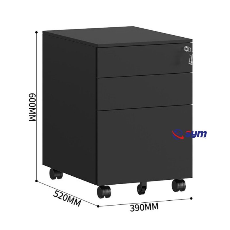 mobile steel file cabinet with lock, under desk metal rolling pedestal cabinet for commercial workstation mobile steel file cabinet with lock, under desk metal rolling pedestal cabinet for commercial workstation