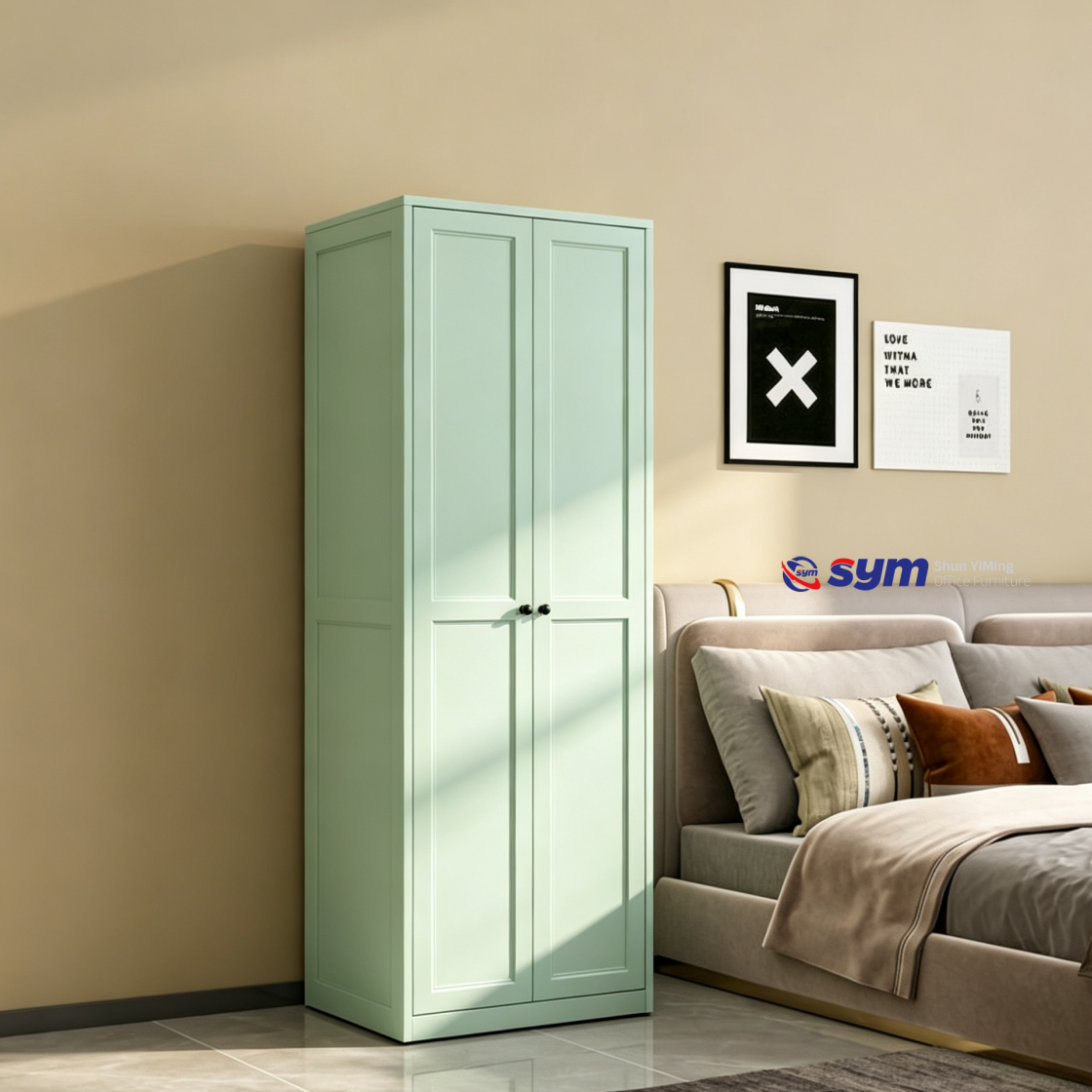 patterned fabric non woven portable wardrobe with lockable zipper door, simple metal frame closet for bedroom patterned fabric non woven portable wardrobe with lockable zipper door, simple metal frame closet for bedroom