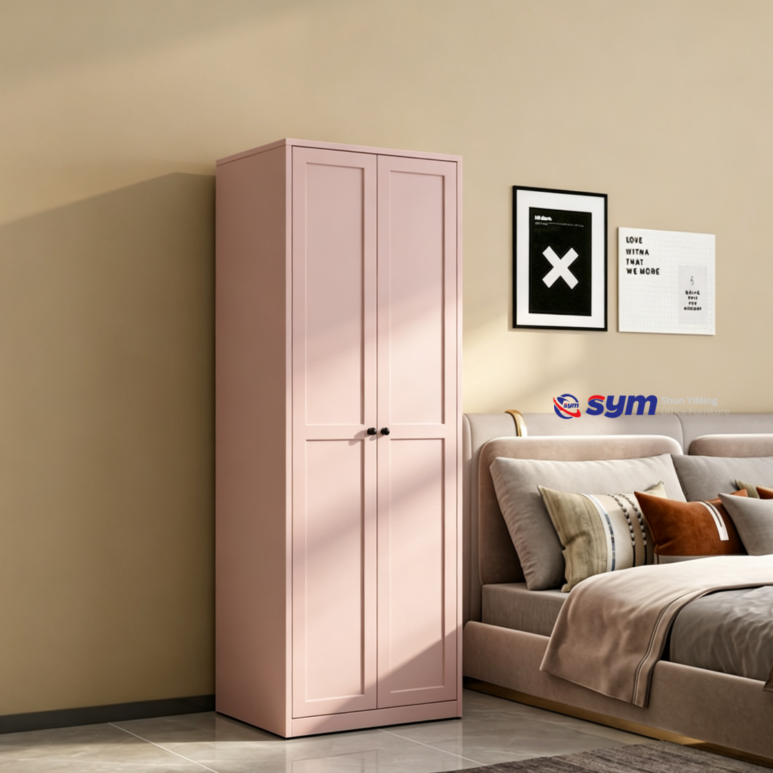 patterned fabric non woven portable wardrobe with lockable zipper door, simple metal frame closet for bedroom patterned fabric non woven portable wardrobe with lockable zipper door, simple metal frame closet for bedroom
