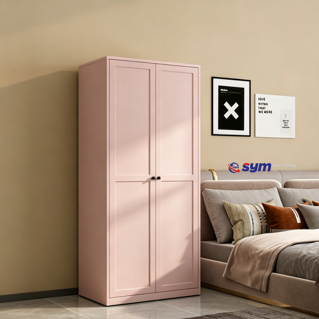 patterned fabric non woven portable wardrobe with lockable zipper door, simple metal frame closet for bedroom patterned fabric non woven portable wardrobe with lockable zipper door, simple metal frame closet for bedroom