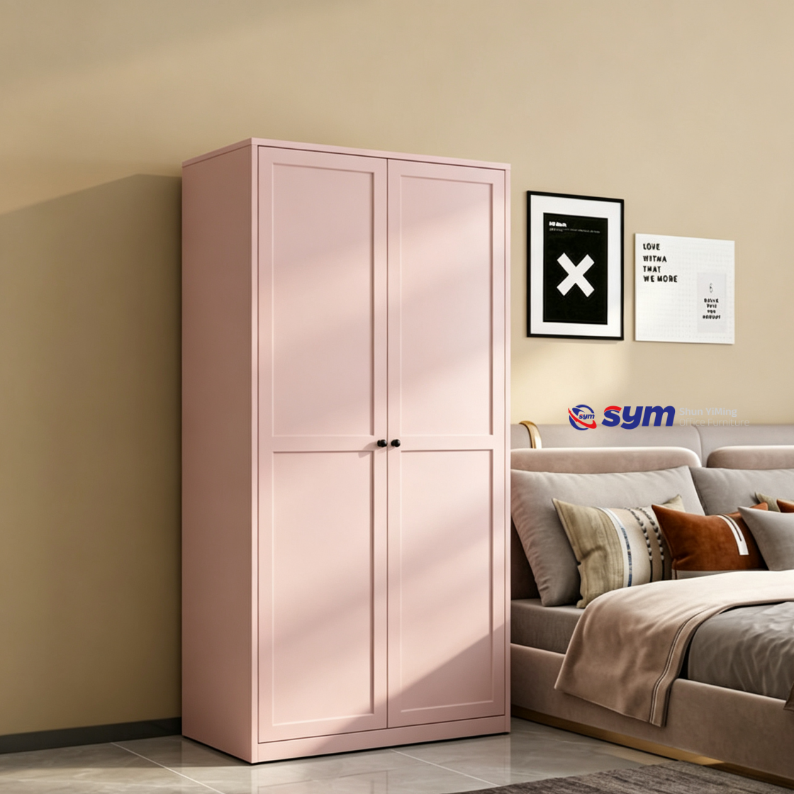 patterned fabric non woven portable wardrobe with lockable zipper door, simple metal frame closet for bedroom patterned fabric non woven portable wardrobe with lockable zipper door, simple metal frame closet for bedroom