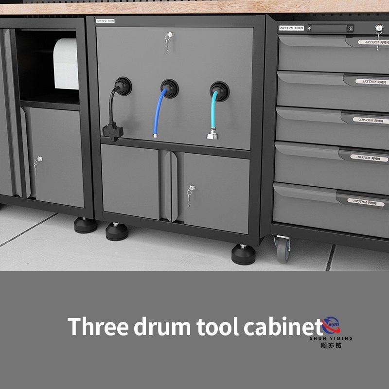 modular steel tool cabinet combo set with stainless steel worktop, heavy duty garage workshop cabinet for auto repair modular steel tool cabinet combo set with stainless steel worktop, heavy duty garage workshop cabinet for auto repair