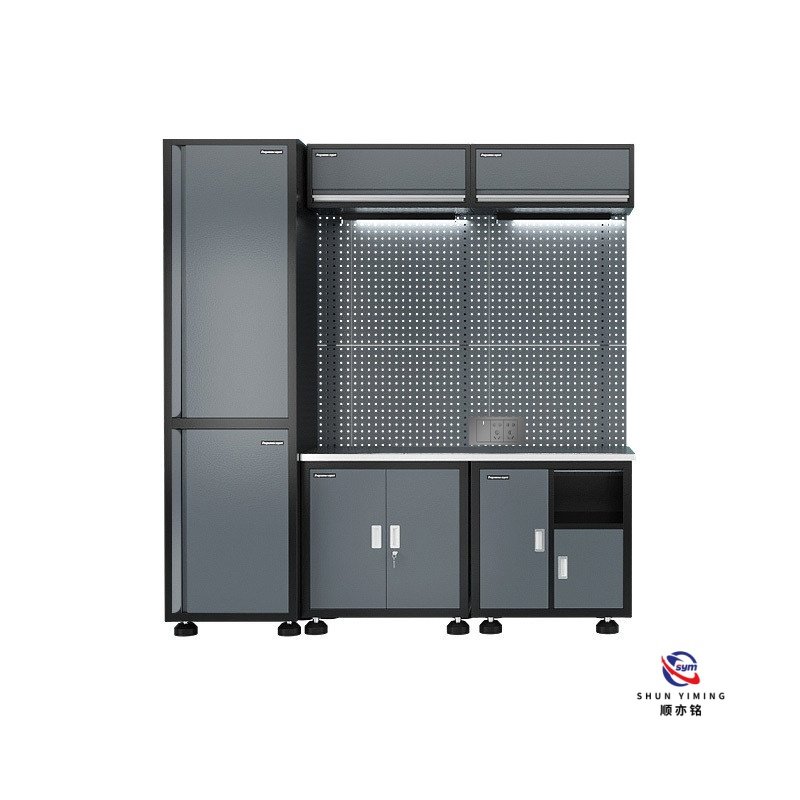 modular steel tool cabinet combo set with stainless steel worktop, heavy duty garage workshop cabinet for auto repair modular steel tool cabinet combo set with stainless steel worktop, heavy duty garage workshop cabinet for auto repair