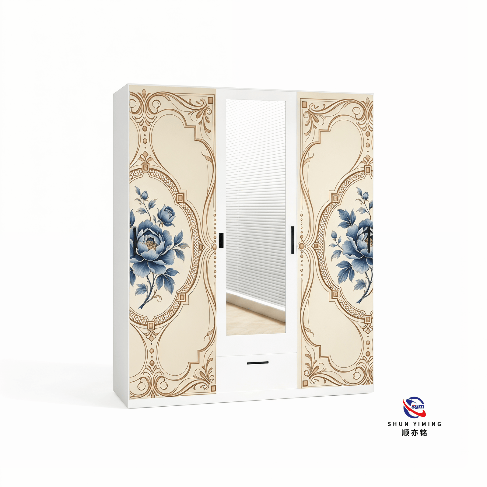 patterned fabric non woven portable wardrobe with lockable zipper door, simple metal frame closet for bedroom patterned fabric non woven portable wardrobe with lockable zipper door, simple metal frame closet for bedroom
