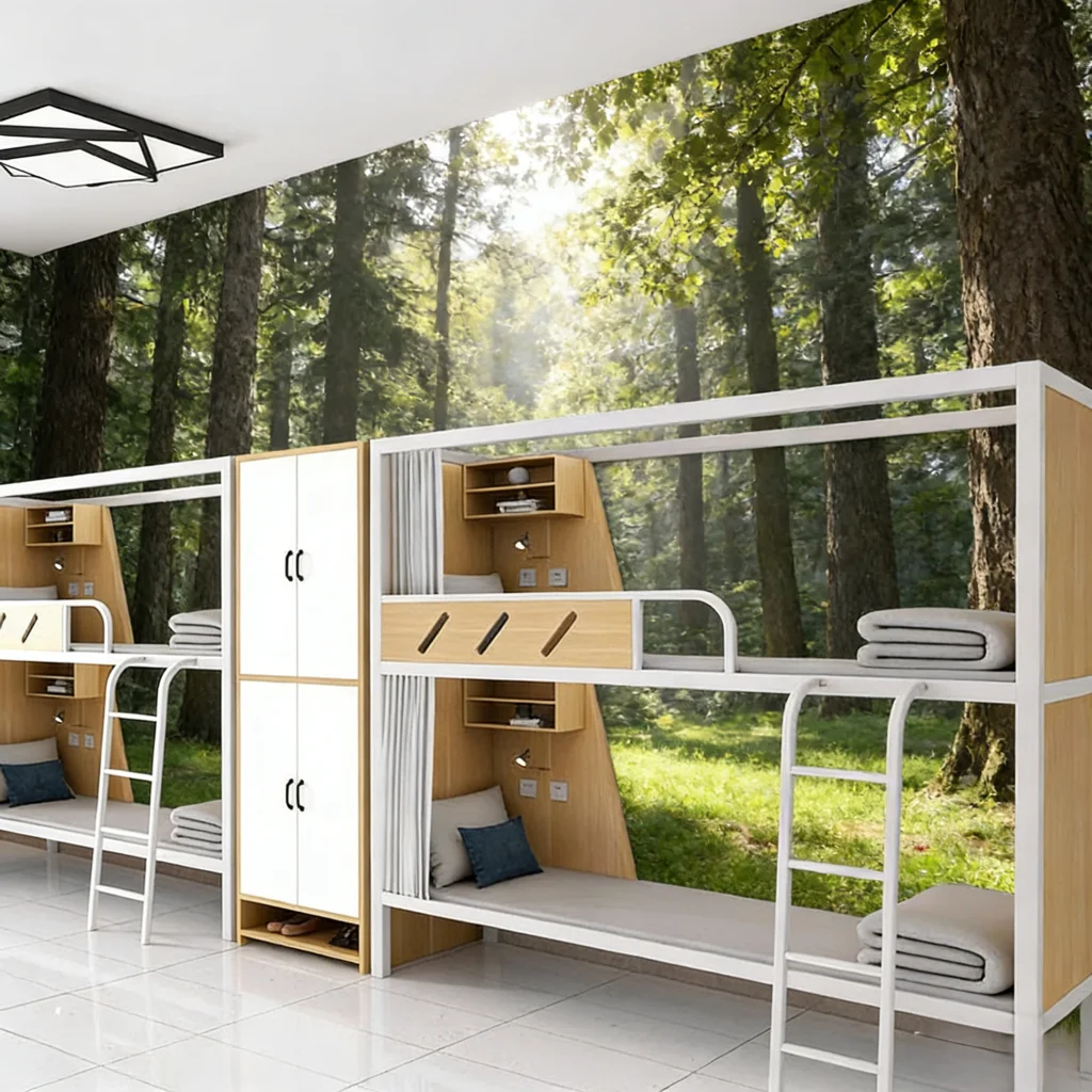 smart space capsule bed with led ambient lighting, modern abs sleeping pod for youth hostels & transit airports smart space capsule bed with led ambient lighting, modern abs sleeping pod for youth hostels & transit airports