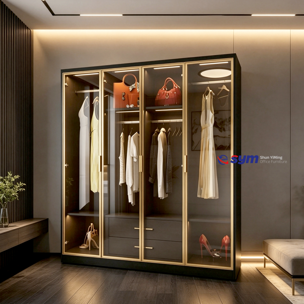patterned fabric non woven portable wardrobe with lockable zipper door, simple metal frame closet for bedroom patterned fabric non woven portable wardrobe with lockable zipper door, simple metal frame closet for bedroom