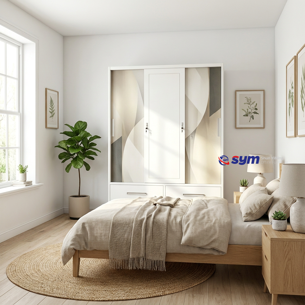 patterned fabric non woven portable wardrobe with lockable zipper door, simple metal frame closet for bedroom patterned fabric non woven portable wardrobe with lockable zipper door, simple metal frame closet for bedroom