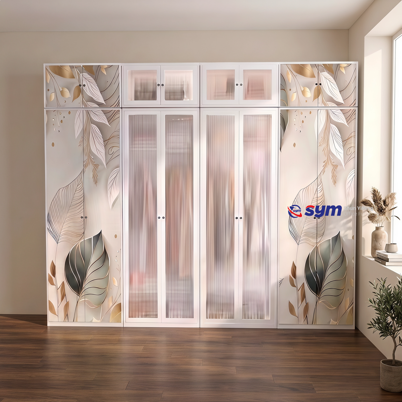 patterned fabric non woven portable wardrobe with lockable zipper door, simple metal frame closet for bedroom patterned fabric non woven portable wardrobe with lockable zipper door, simple metal frame closet for bedroom