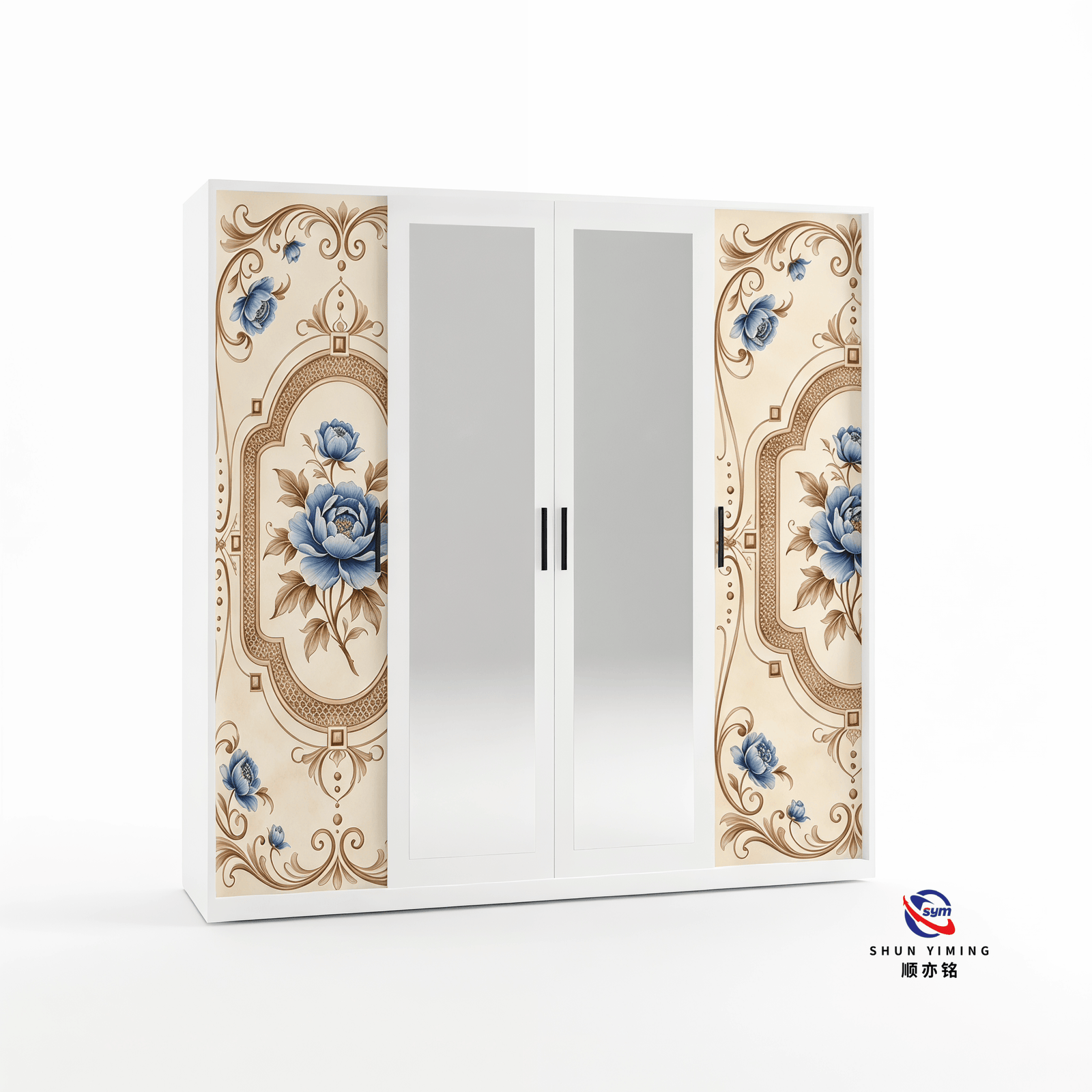 patterned fabric non woven portable wardrobe with lockable zipper door, simple metal frame closet for bedroom patterned fabric non woven portable wardrobe with lockable zipper door, simple metal frame closet for bedroom