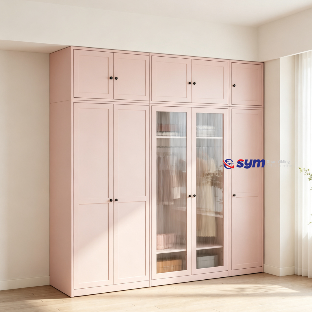 patterned fabric non woven portable wardrobe with lockable zipper door, simple metal frame closet for bedroom patterned fabric non woven portable wardrobe with lockable zipper door, simple metal frame closet for bedroom