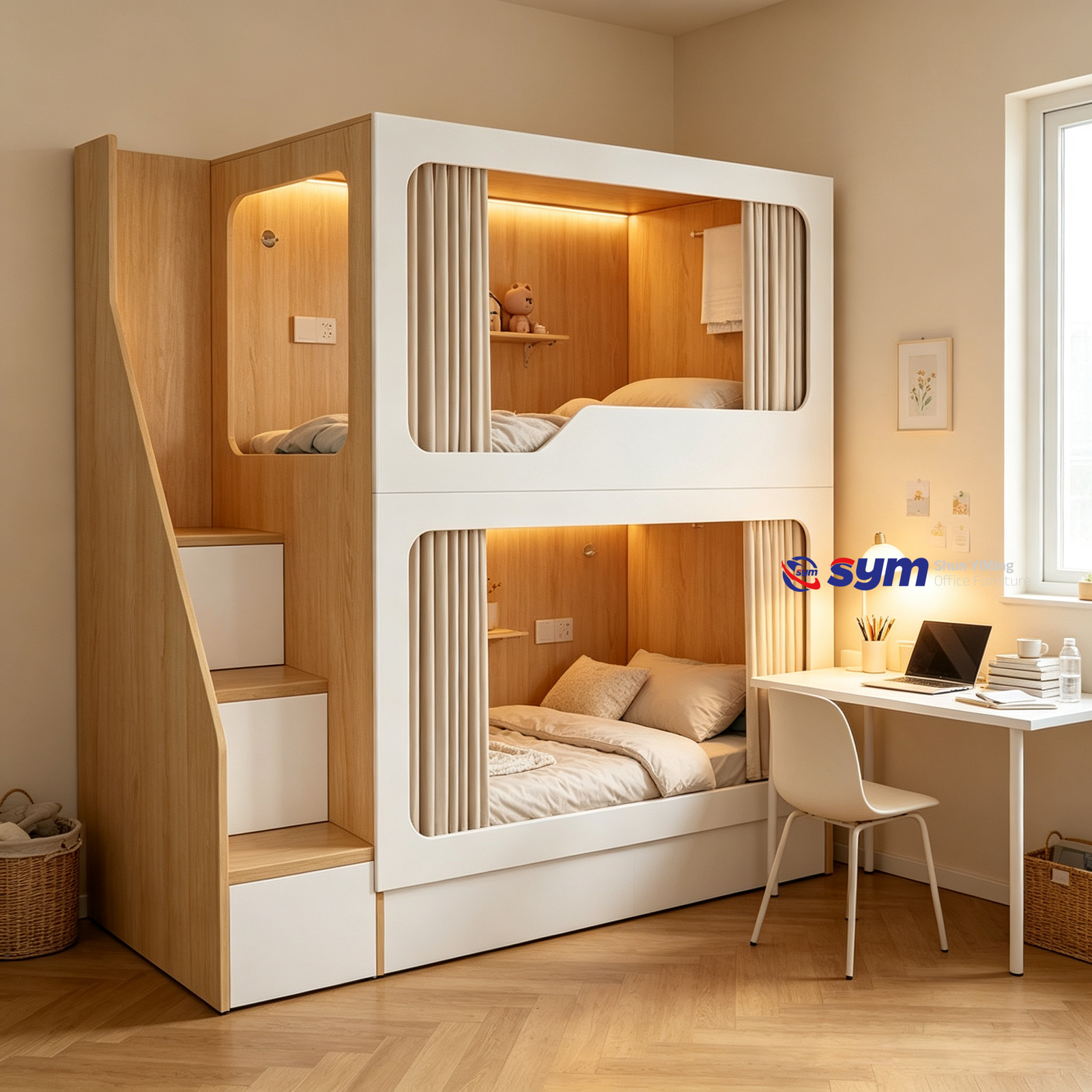 smart space capsule bed with led ambient lighting, modern abs sleeping pod for youth hostels & transit airports smart space capsule bed with led ambient lighting, modern abs sleeping pod for youth hostels & transit airports