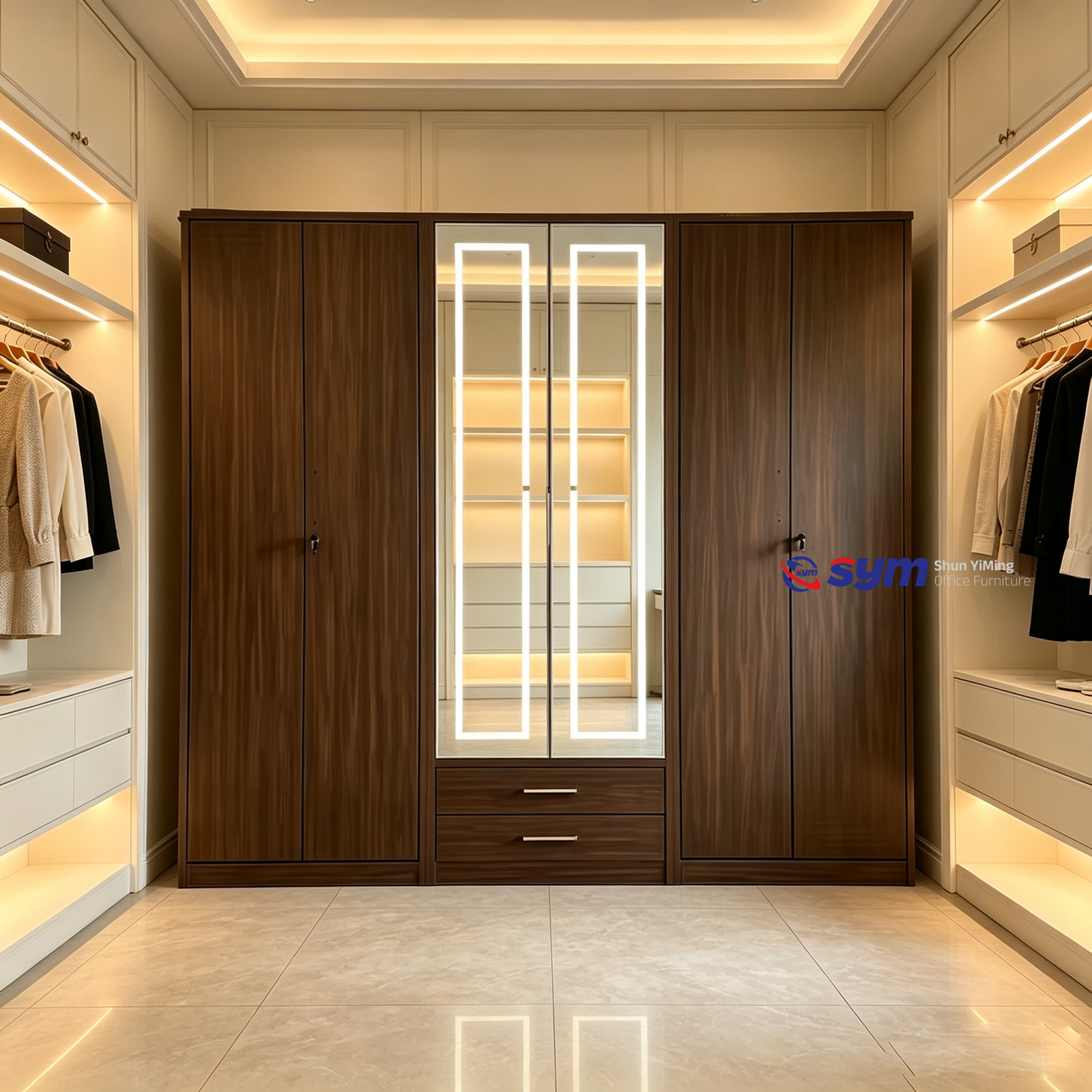 patterned fabric non woven portable wardrobe with lockable zipper door, simple metal frame closet for bedroom patterned fabric non woven portable wardrobe with lockable zipper door, simple metal frame closet for bedroom