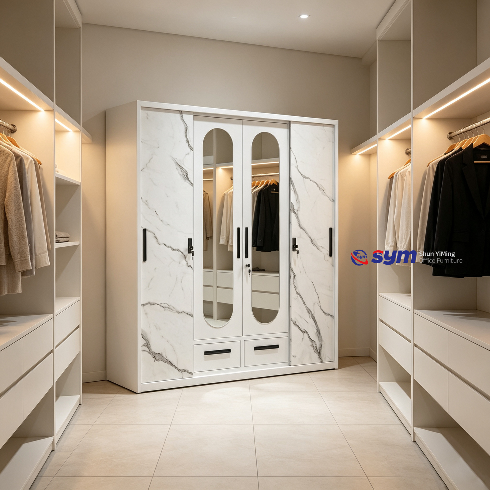 patterned fabric non woven portable wardrobe with lockable zipper door, simple metal frame closet for bedroom patterned fabric non woven portable wardrobe with lockable zipper door, simple metal frame closet for bedroom
