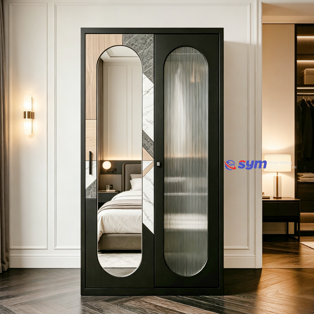 patterned fabric non woven portable wardrobe with lockable zipper door, simple metal frame closet for bedroom patterned fabric non woven portable wardrobe with lockable zipper door, simple metal frame closet for bedroom