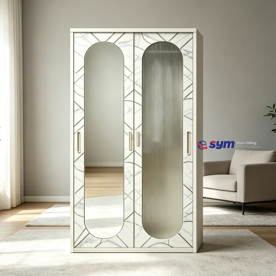 patterned fabric non woven portable wardrobe with lockable zipper door, simple metal frame closet for bedroom patterned fabric non woven portable wardrobe with lockable zipper door, simple metal frame closet for bedroom