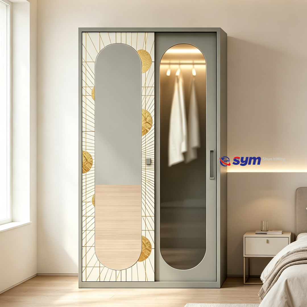 patterned fabric non woven portable wardrobe with lockable zipper door, simple metal frame closet for bedroom patterned fabric non woven portable wardrobe with lockable zipper door, simple metal frame closet for bedroom